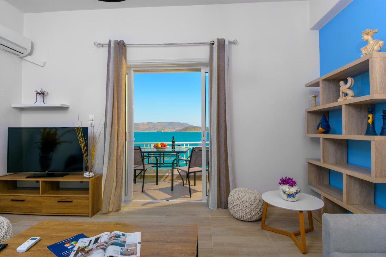Margarita'S Seafront Luxury Apartment Elounda  Ngoại thất bức ảnh