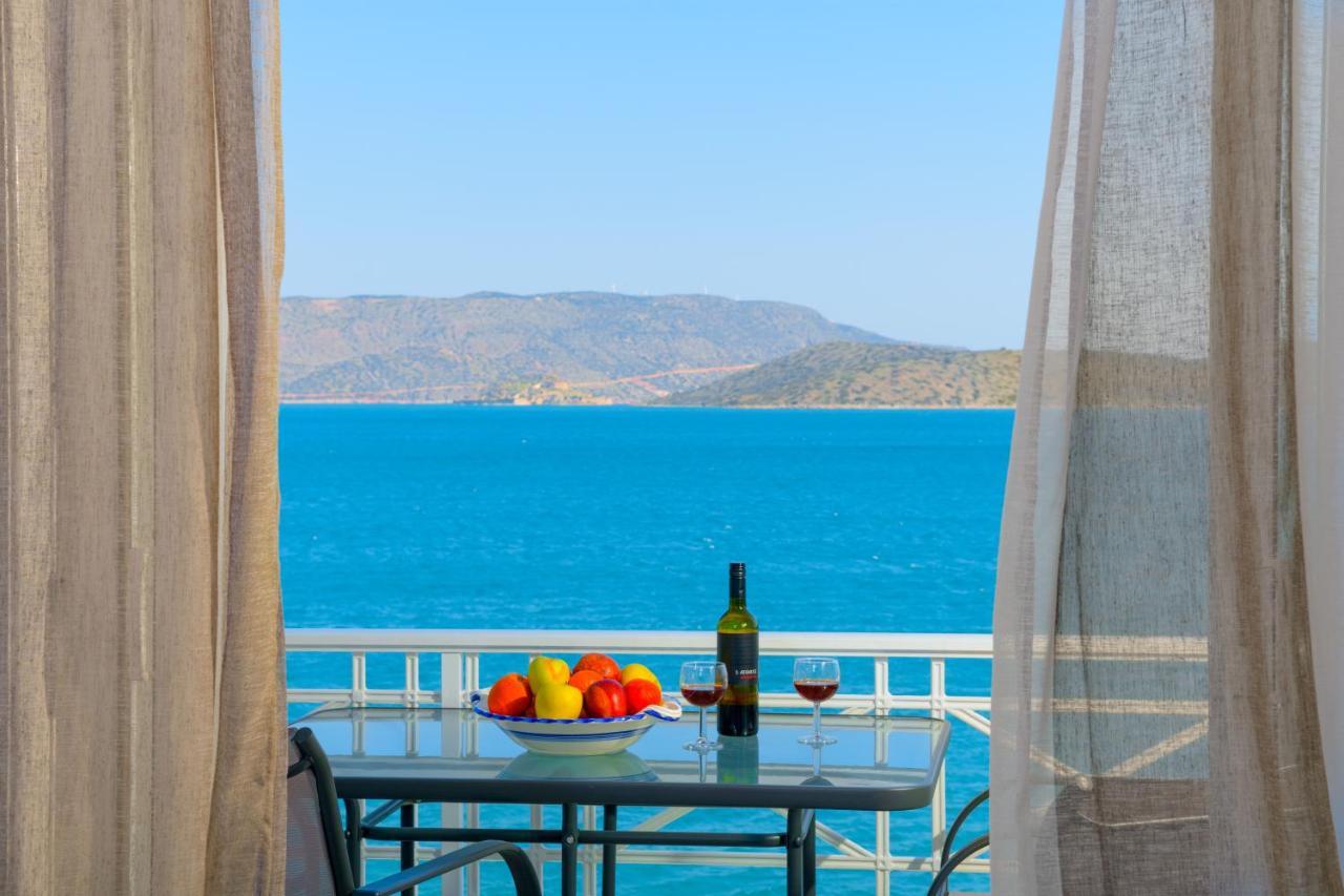 Margarita'S Seafront Luxury Apartment Elounda  Ngoại thất bức ảnh