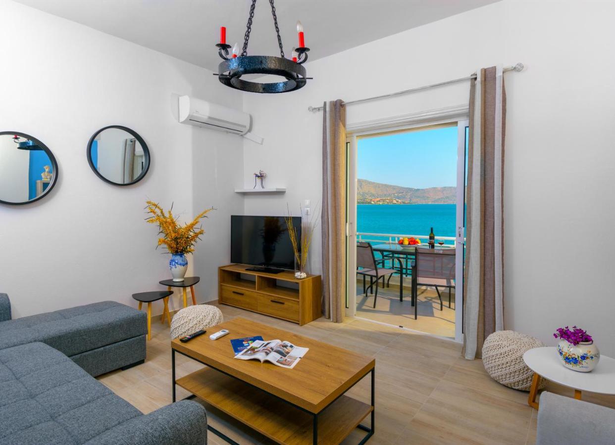 Margarita'S Seafront Luxury Apartment Elounda  Ngoại thất bức ảnh