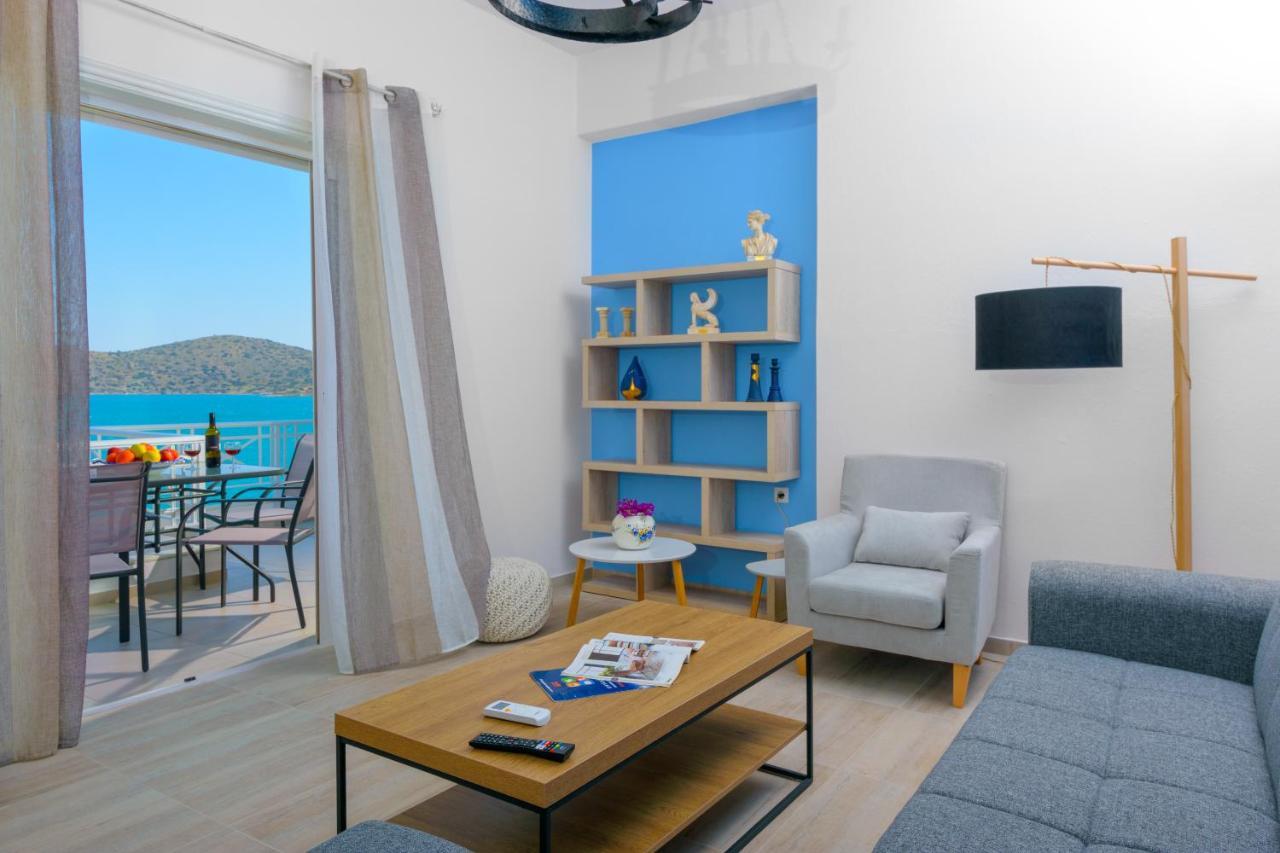 Margarita'S Seafront Luxury Apartment Elounda  Ngoại thất bức ảnh